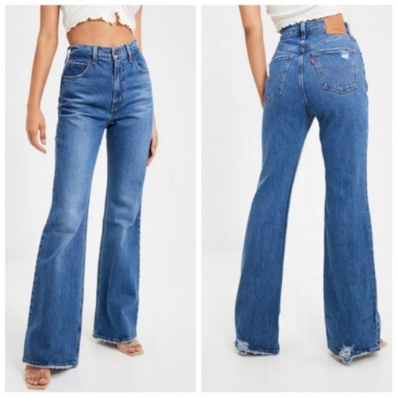 Levi's 70s High Rise Flare Jeans - Picture 2 of 12